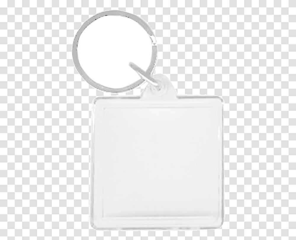 Snap In Square Flat Key Tag Bw Acrylic Square Key Tag, White Board, Electronics, Antenna, Electrical Device Transparent Png
