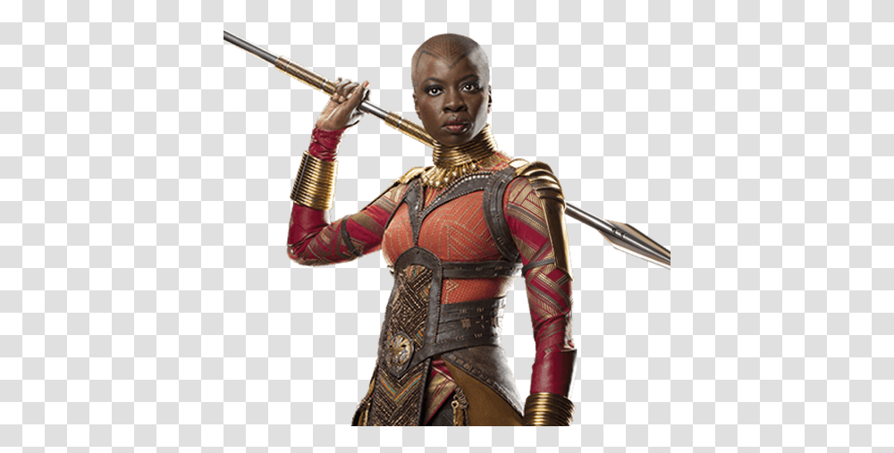 Snap It Like Thanos Black Panther Okoye, Person, Armor, Bronze, Costume Transparent Png
