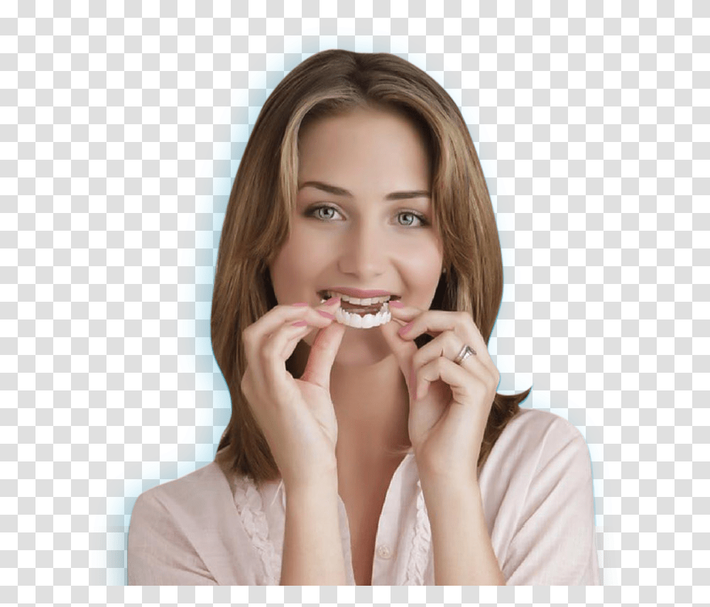 Snap On Smile Advertisement, Face, Person, Female Transparent Png