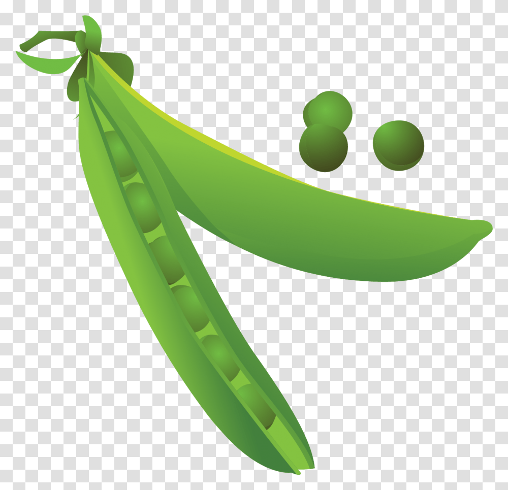 Snap Pea, Banana, Fruit, Plant, Food Transparent Png