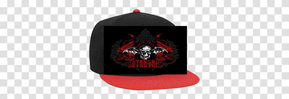 Snapback Wool Blend Flat Bill Hat Avenged Sevenfold, Clothing, Apparel, Cap, Baseball Cap Transparent Png