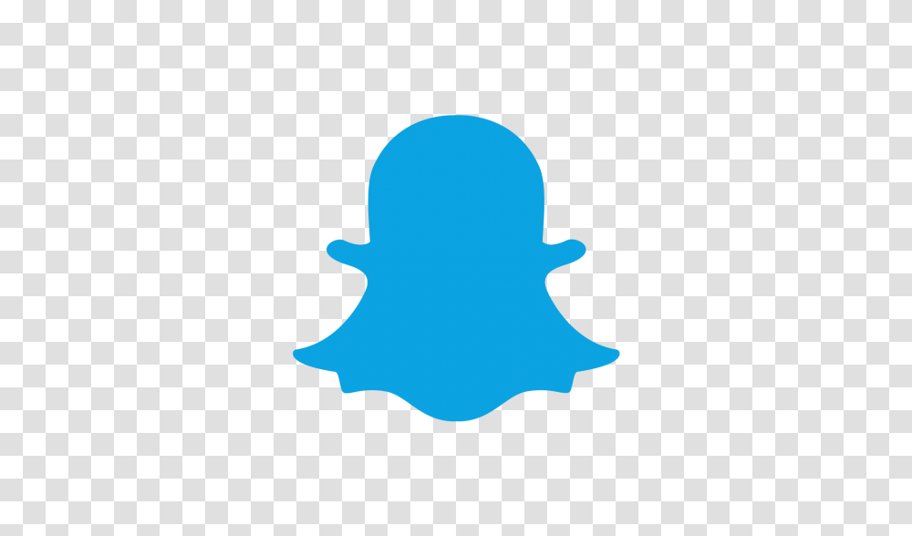 Snapchat Blue Logo Clipart, Silhouette, Baseball Cap, Light Transparent Png