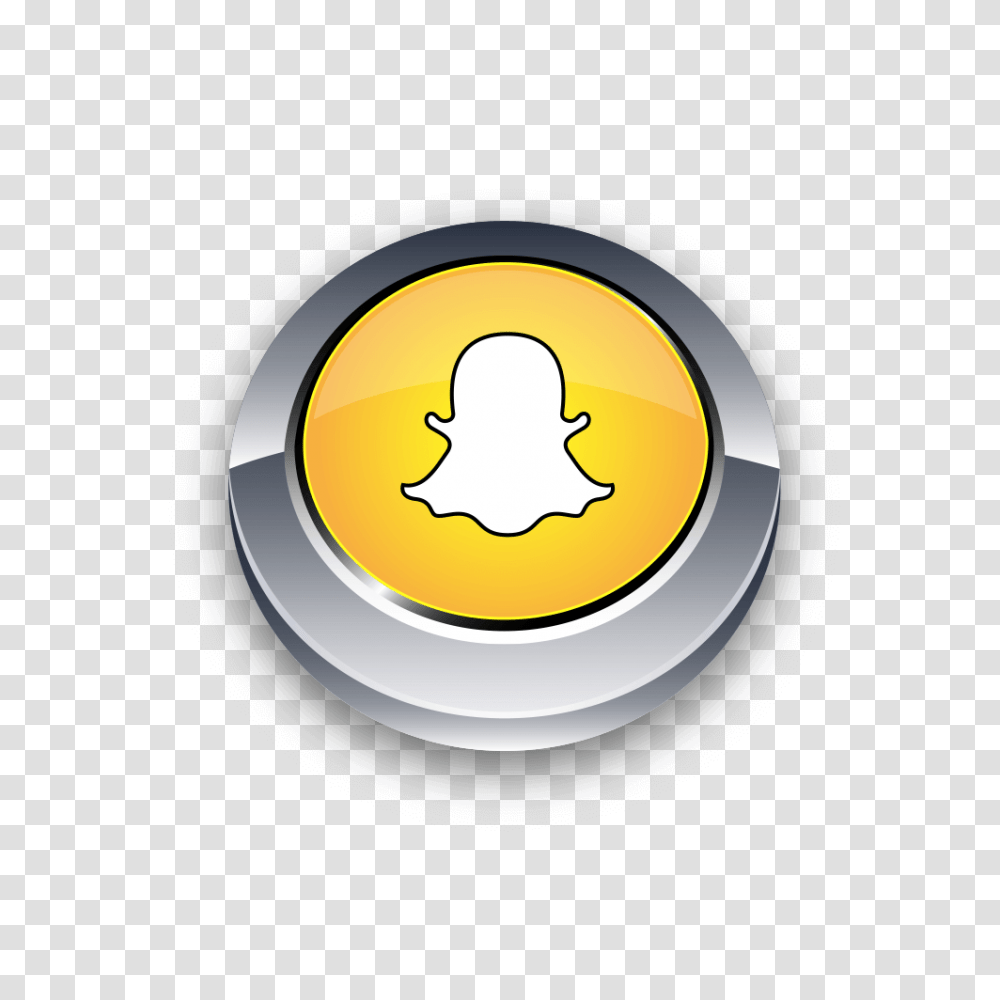 Snapchat Button Image Free Download Searchpngcom Circle, Label, Text, Outdoors, Sticker Transparent Png