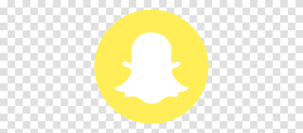 Snapchat Circled Logo Icon Circle Snapchat, Food, Sweets, Confectionery, Egg Transparent Png