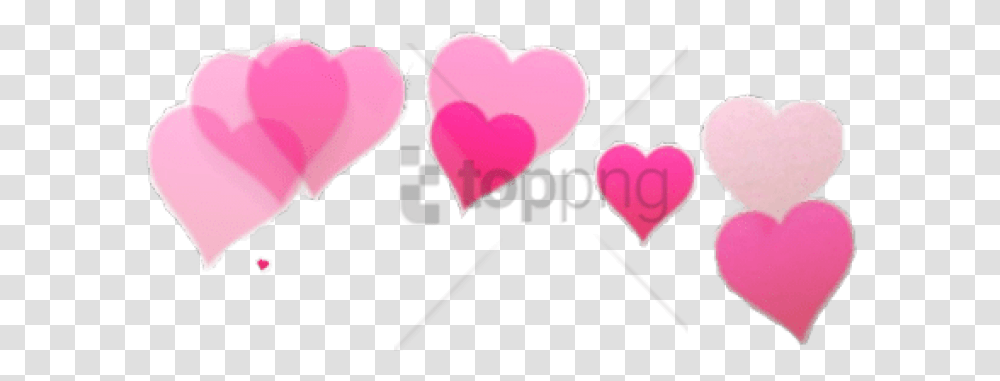 Snapchat Filter Hearts Stickpng Snapchat Heart Filter, Cushion, Petal, Flower, Plant Transparent Png