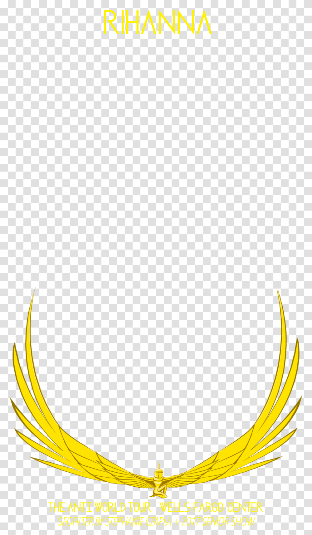 Snapchat Geofilter Accompanying My Concept Concert Circle, Bird, Animal Transparent Png