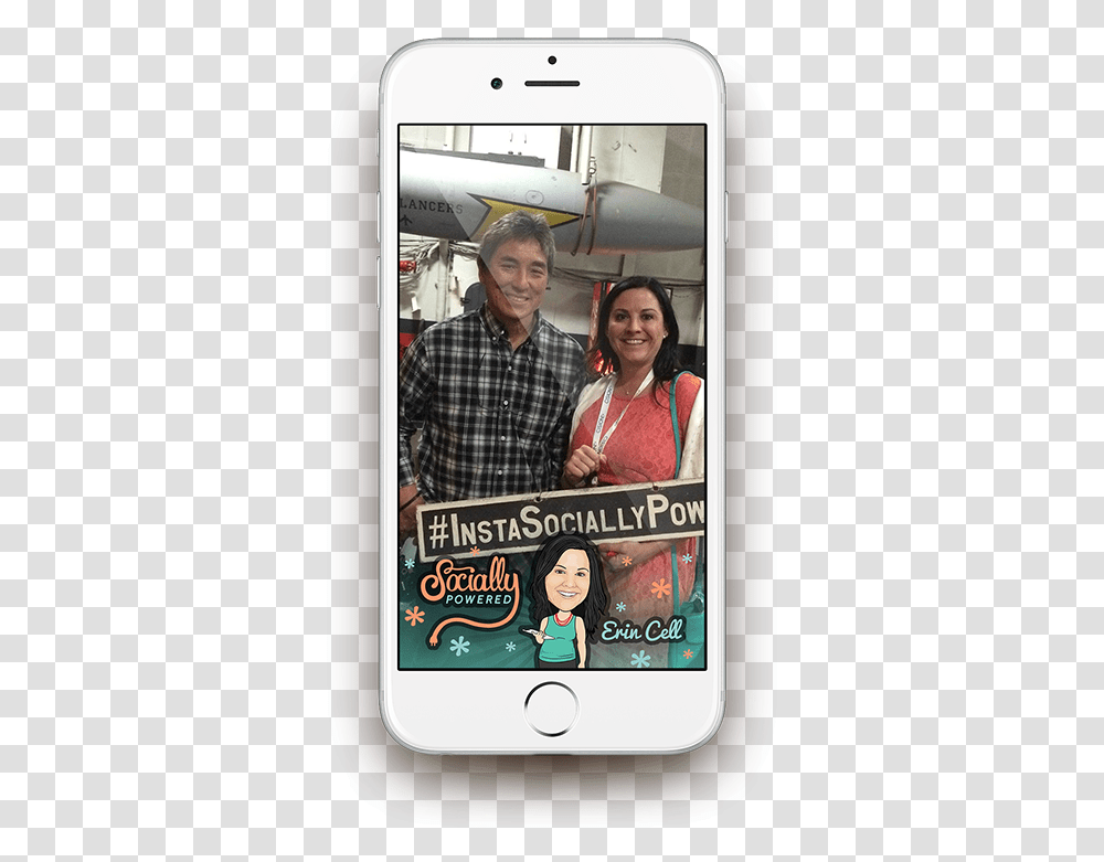Snapchat Geofilters Poster, Person, Clothing, Mobile Phone, Advertisement Transparent Png