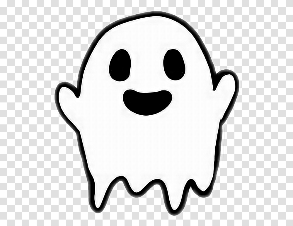 Snapchat Ghost Ghosts Cute Tumbler Halloween Sticker, Stencil, Giant Panda, Bear, Wildlife Transparent Png