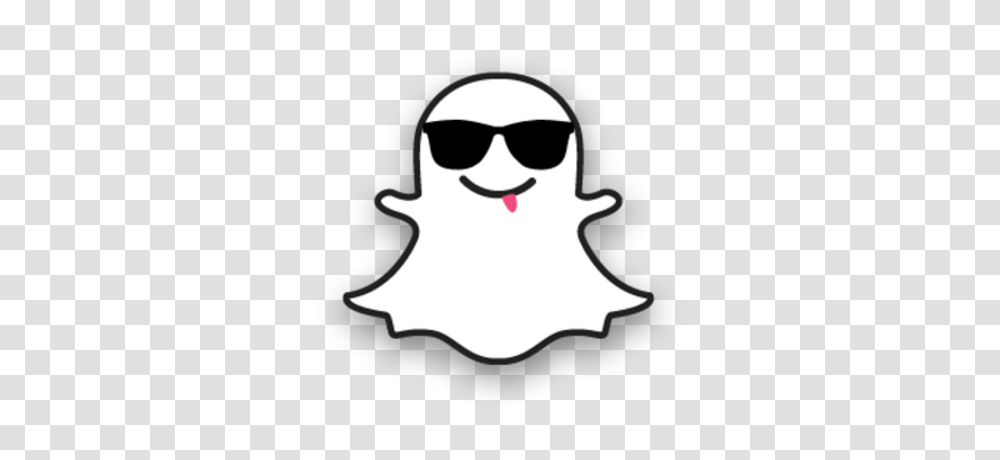 Snapchat Ghost Outline, Sunglasses, Accessories, Accessory, Stencil Transparent Png