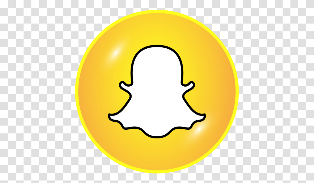 Snapchat Glossy Icon Image Free Circle, Label, Text, Sweets, Food Transparent Png