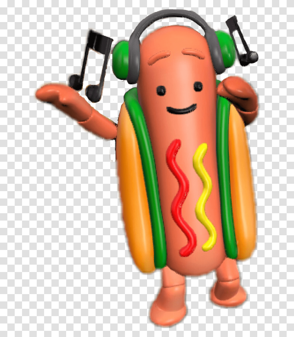Snapchat Hotdog Dancing Hot Dog, Toy, Food Transparent Png