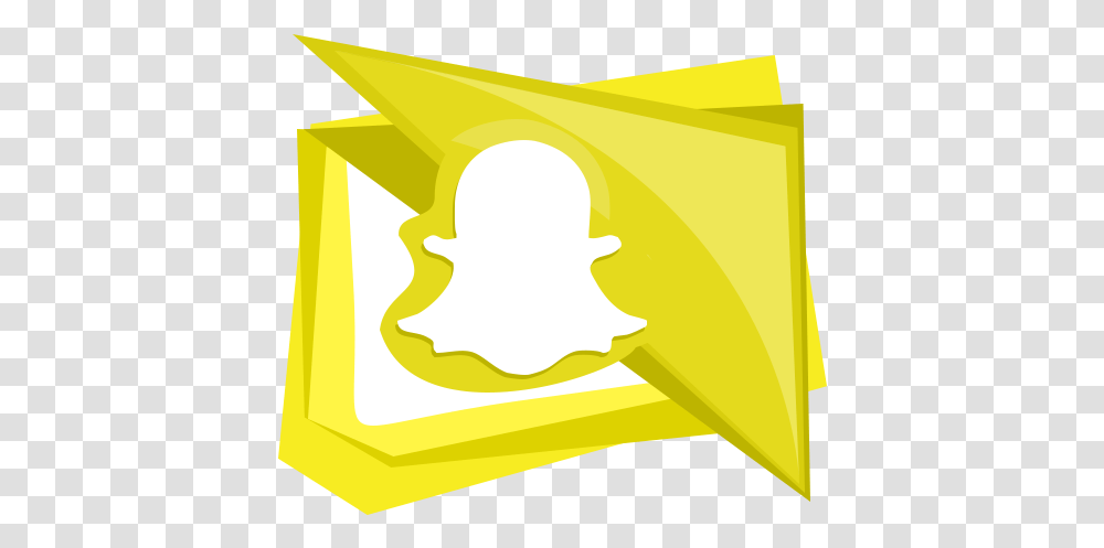 Snapchat Icon 429849 Free Icons Library, Paper, Art, Origami Transparent Png