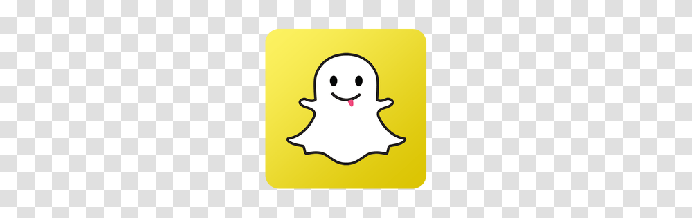 Snapchat Icon Download Flat Gradient Social Icons Iconspedia, Logo, Trademark, Badge Transparent Png