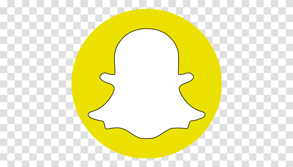 Snapchat Icon, Label, Banana, Food Transparent Png