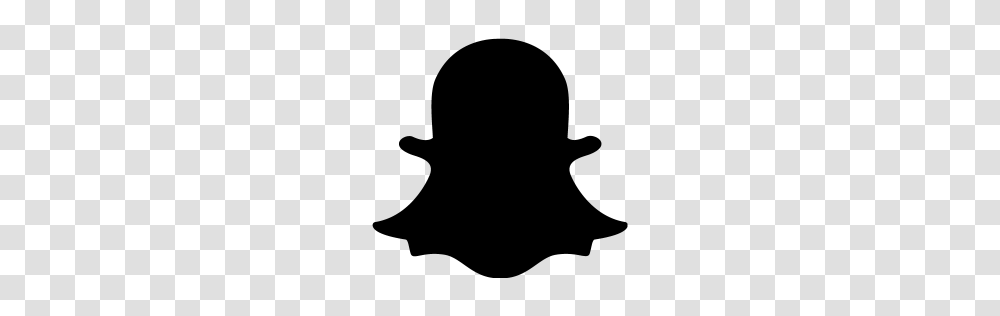 Snapchat Icon, Leaf, Plant, Silhouette, Person Transparent Png