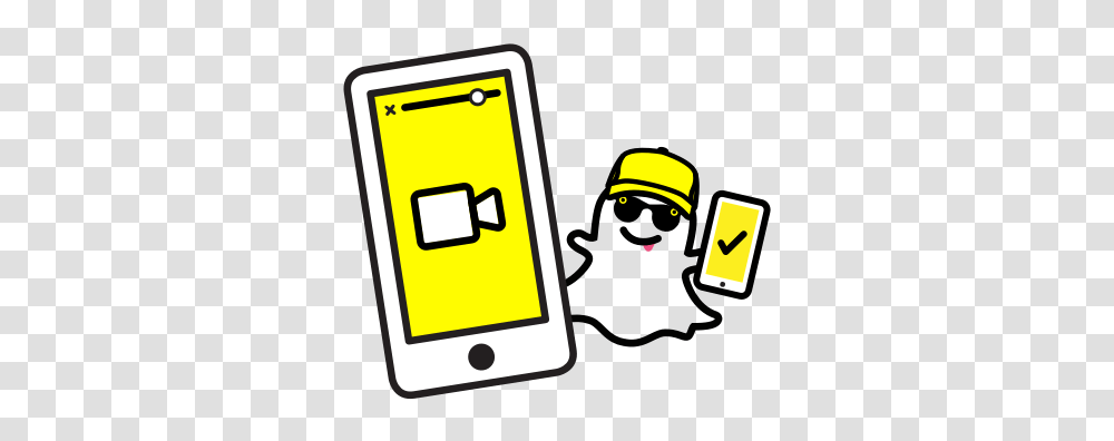 Snapchat Its Your Business On Mobile Transparent Png