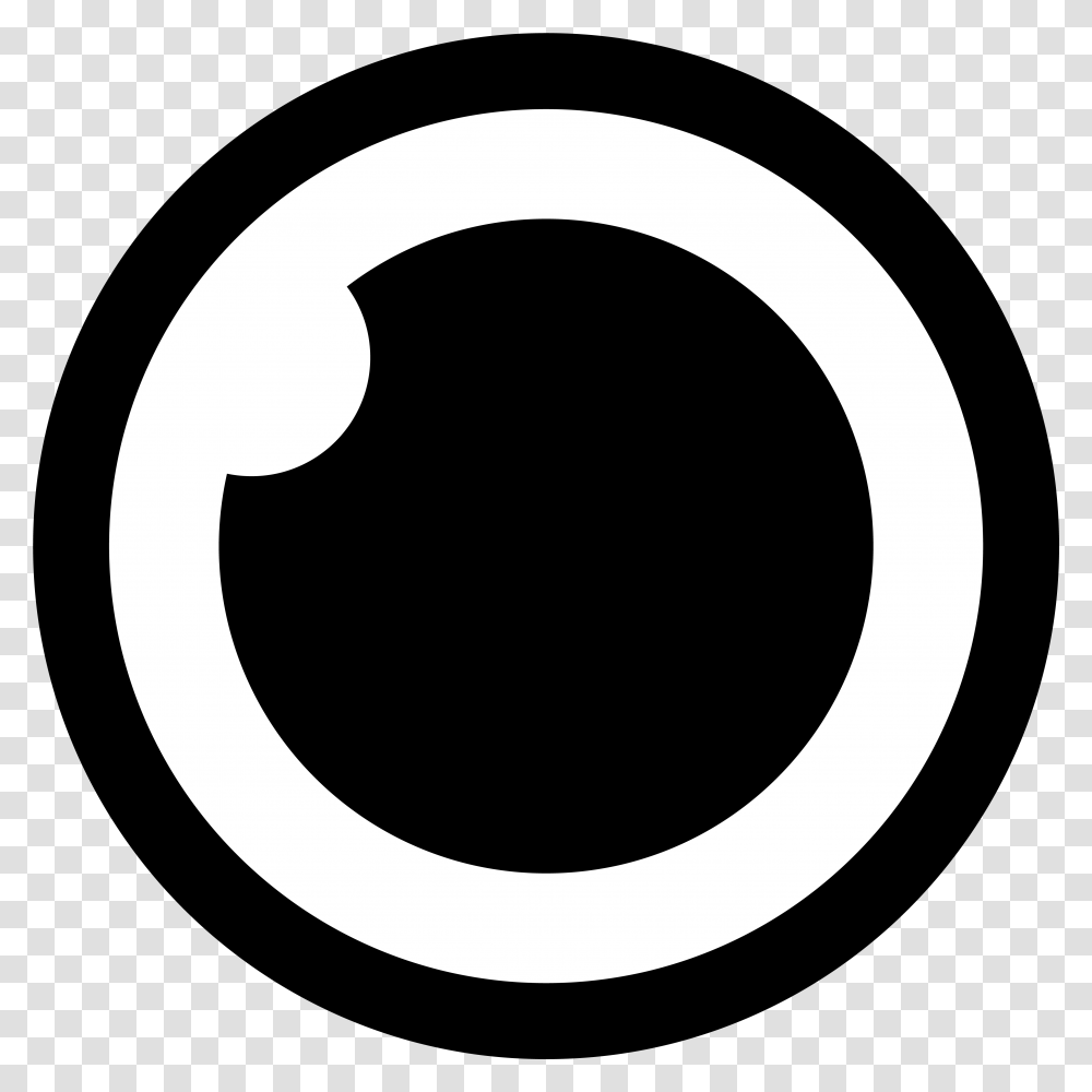 Snapchat Logo Black And White Circle, Moon, Astronomy, Outdoors, Nature Transparent Png