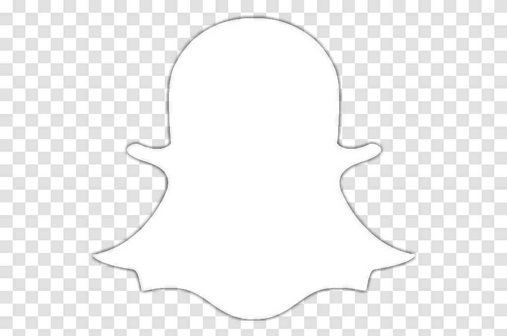 Snapchat Logo Black, Silhouette, Baseball Cap, Apparel Transparent Png