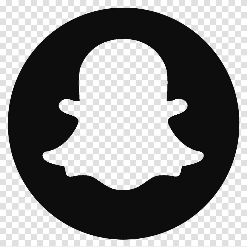 Snapchat Logo Black Snapchat Logo, Person, Human, Meal, Food Transparent Png