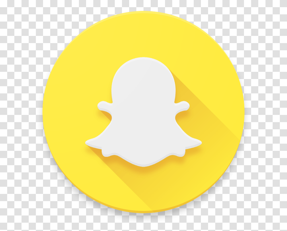 Snapchat Logo Circle Hd Snapchat Logo, Food, Sweets, Confectionery, Egg Transparent Png