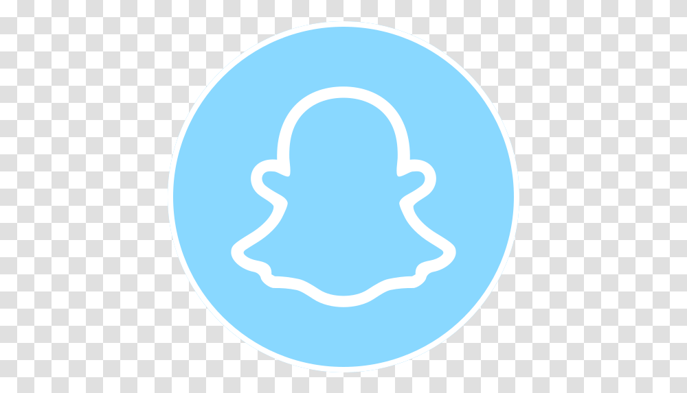 Snapchat Logo Free Icon Of Social Circles Snapchat Logo Grijs, Plant, Symbol, Nature, Hand Transparent Png