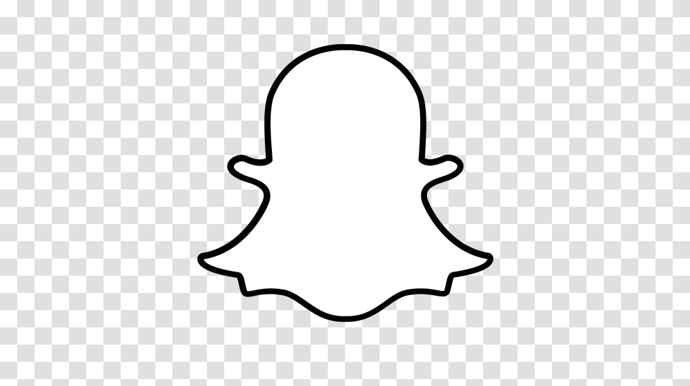 Snapchat Logo Ghost Free Download, Silhouette, Stencil, Face, Crowd Transparent Png
