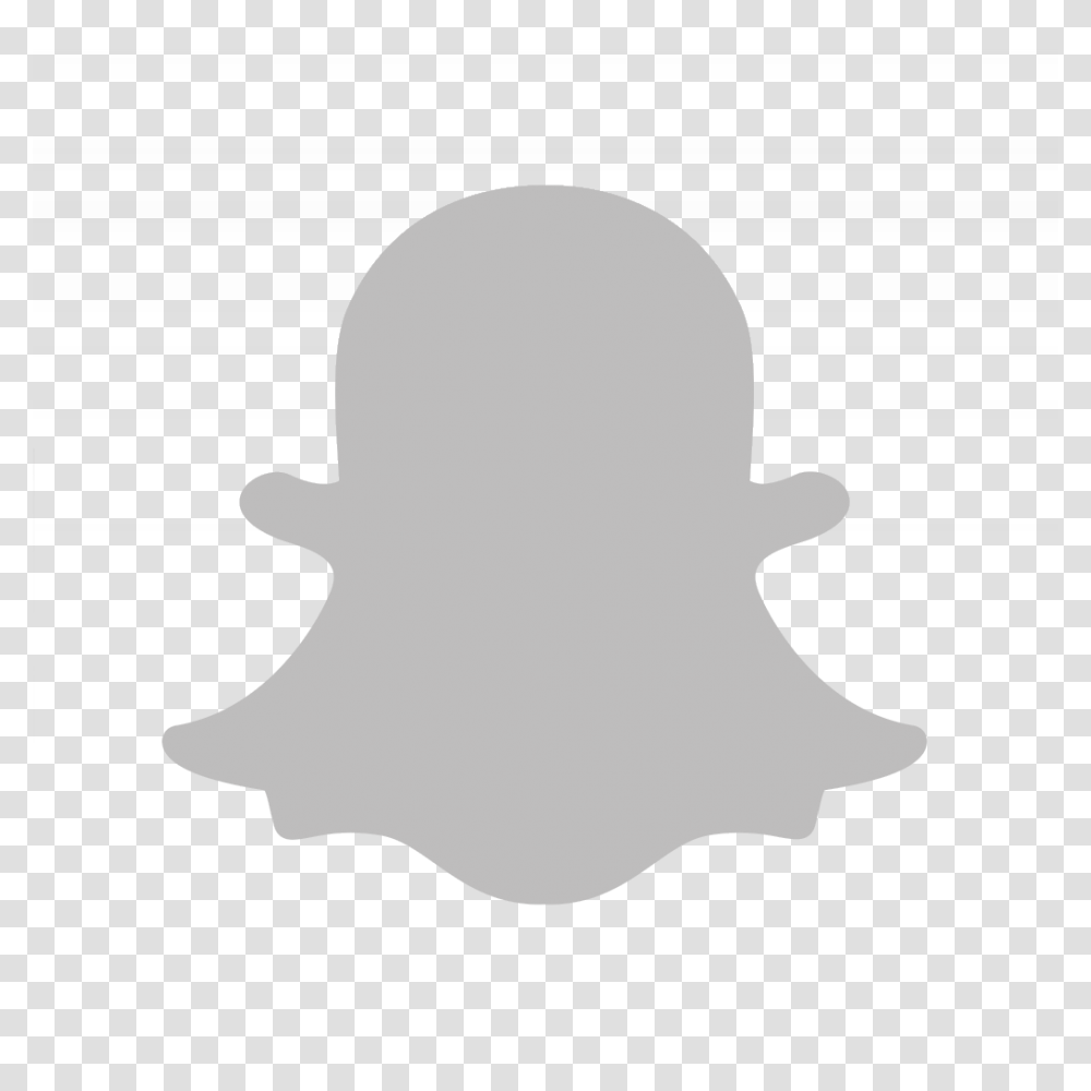 Snapchat, Logo, Gray, White, Texture Transparent Png