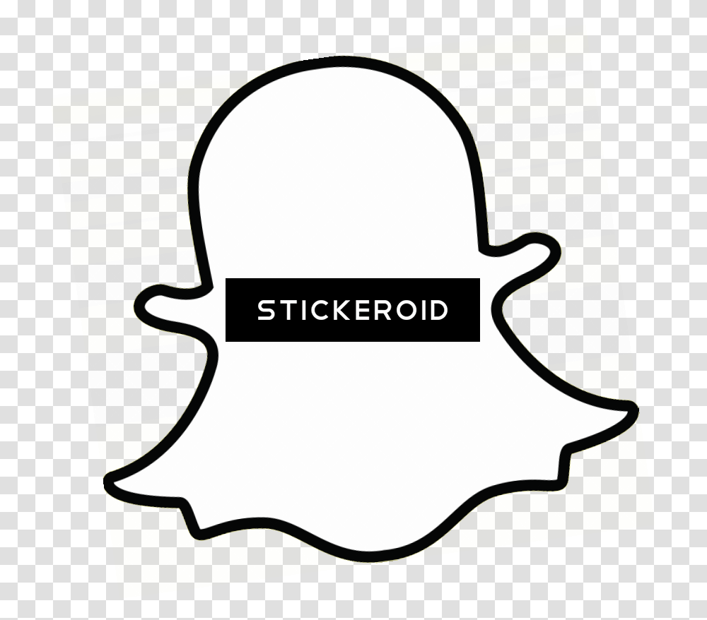 Snapchat Logo, Label, Trademark Transparent Png