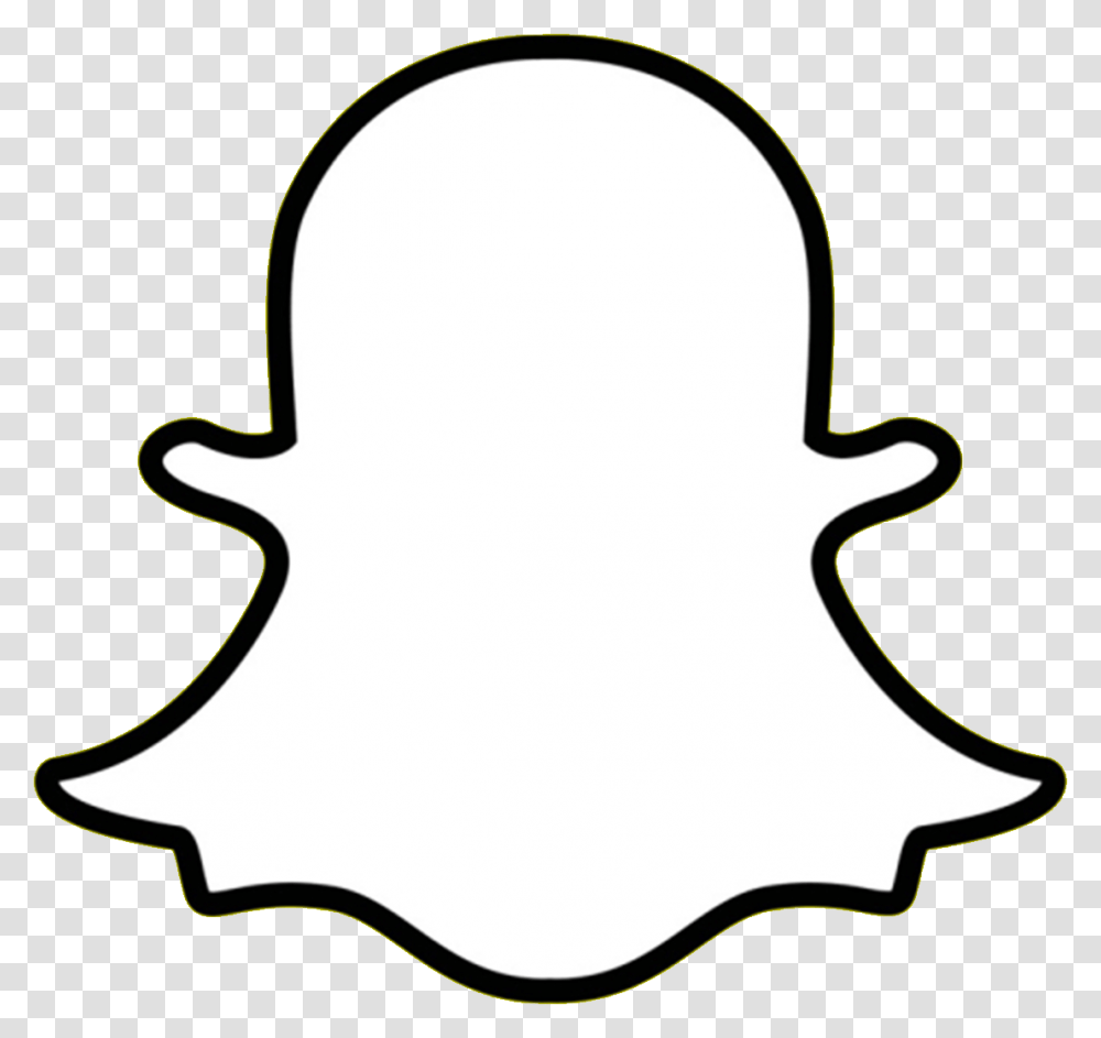 Snapchat Logo Snapchat White Logo, Leaf, Plant, Label Transparent Png
