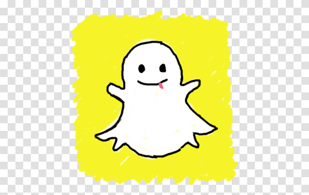 Snapchat Logo, Snowman, Outdoors, Nature, Plant Transparent Png