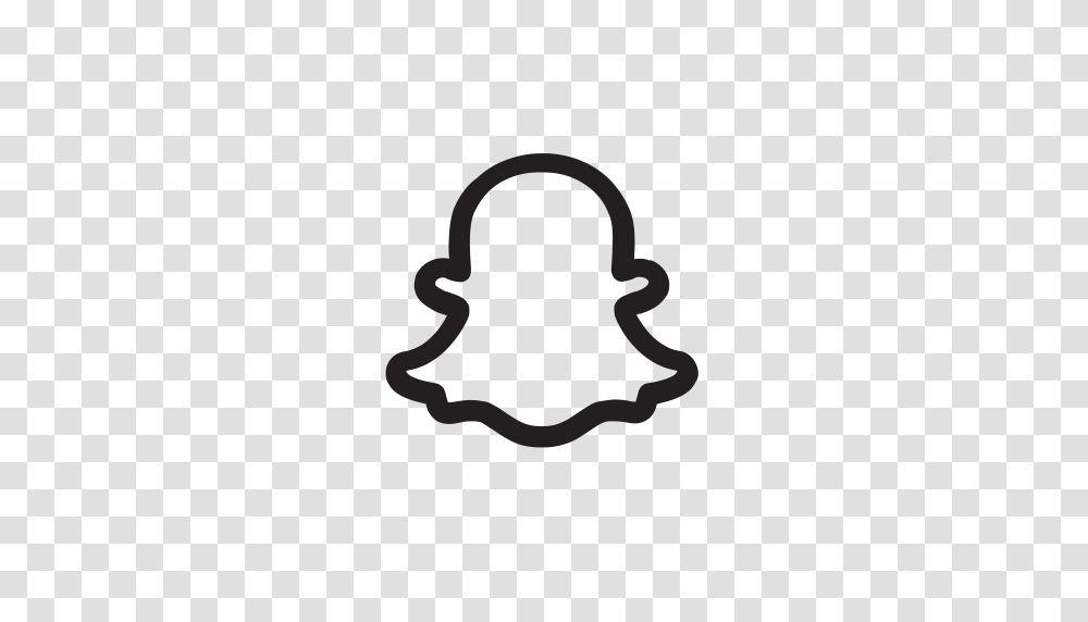 Snapchat, Logo, Stencil Transparent Png