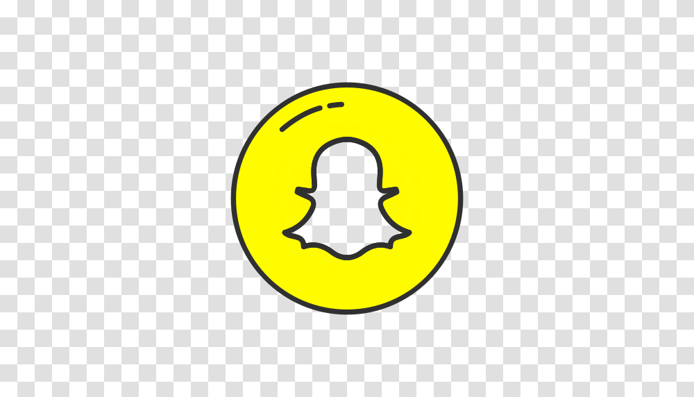 Snapchat, Logo, Trademark, Moon Transparent Png