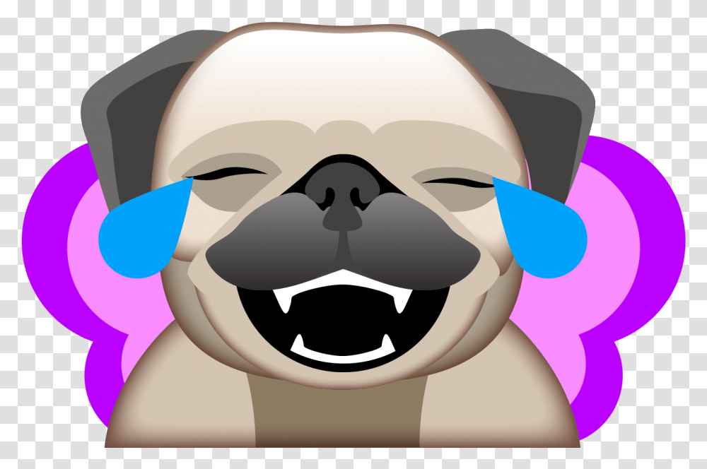 Snapchat Pug, Head, Snout, Teeth, Mouth Transparent Png