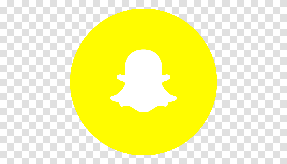 Snapchat Round Icon Photos Circle Social Media Social Network, Nature, Outdoors, Sun, Sky Transparent Png