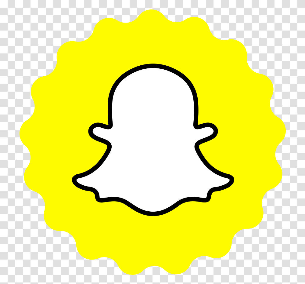 Snapchat Snapchat Square, Food, Label, Logo Transparent Png