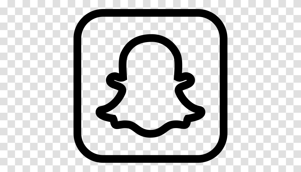 Snapchat Square Snapchat Social Icon With And Vector Format, Gray, World Of Warcraft Transparent Png