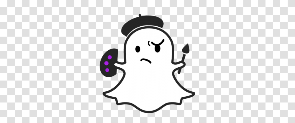 Snapchat, Stencil, Snowman, Winter, Outdoors Transparent Png