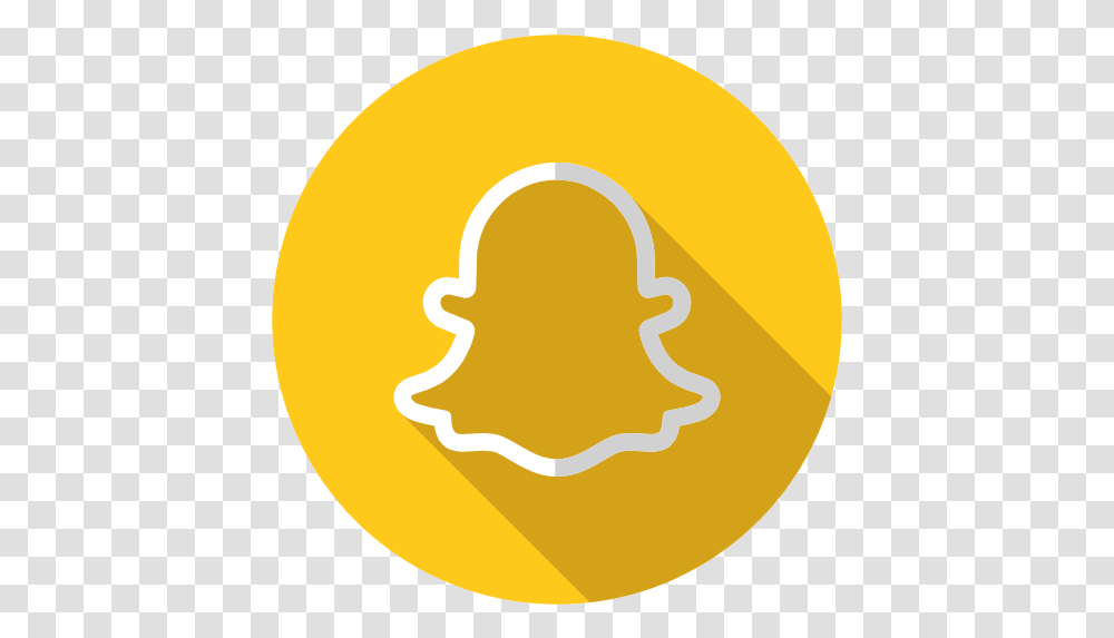 Snapchat White And Black Snapchat Icon, Label, Gold, Sweets Transparent Png