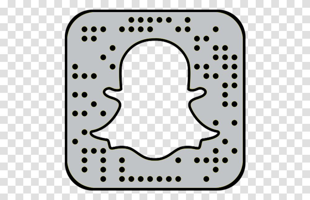 Snapcode Black And White, Label, Texture, Polka Dot Transparent Png