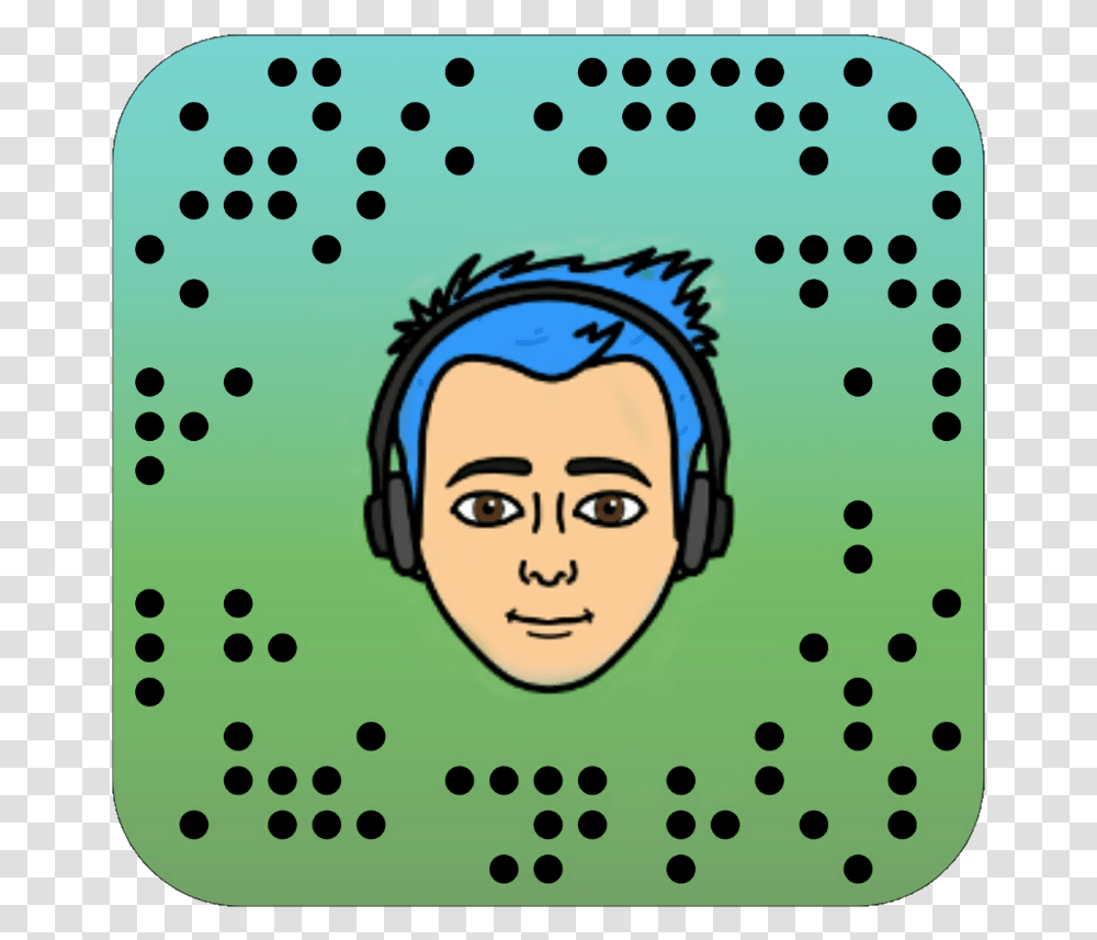 Snapcode Snapchat Ted From Black Ink Crew Snapchat Name, Mat, Mousepad, Person, Human Transparent Png