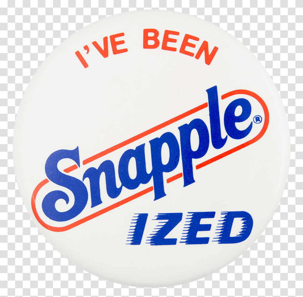 Snapple Ized Advertising Busy Beaver Button Museum Circle, Logo, Trademark, Label Transparent Png