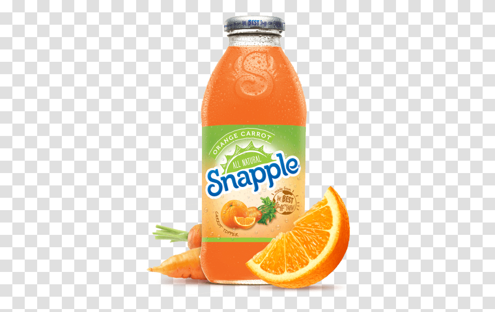 Snapple Seaview Beverage Inc Orange Soft Drink, Juice, Orange Juice, Citrus Fruit, Plant Transparent Png