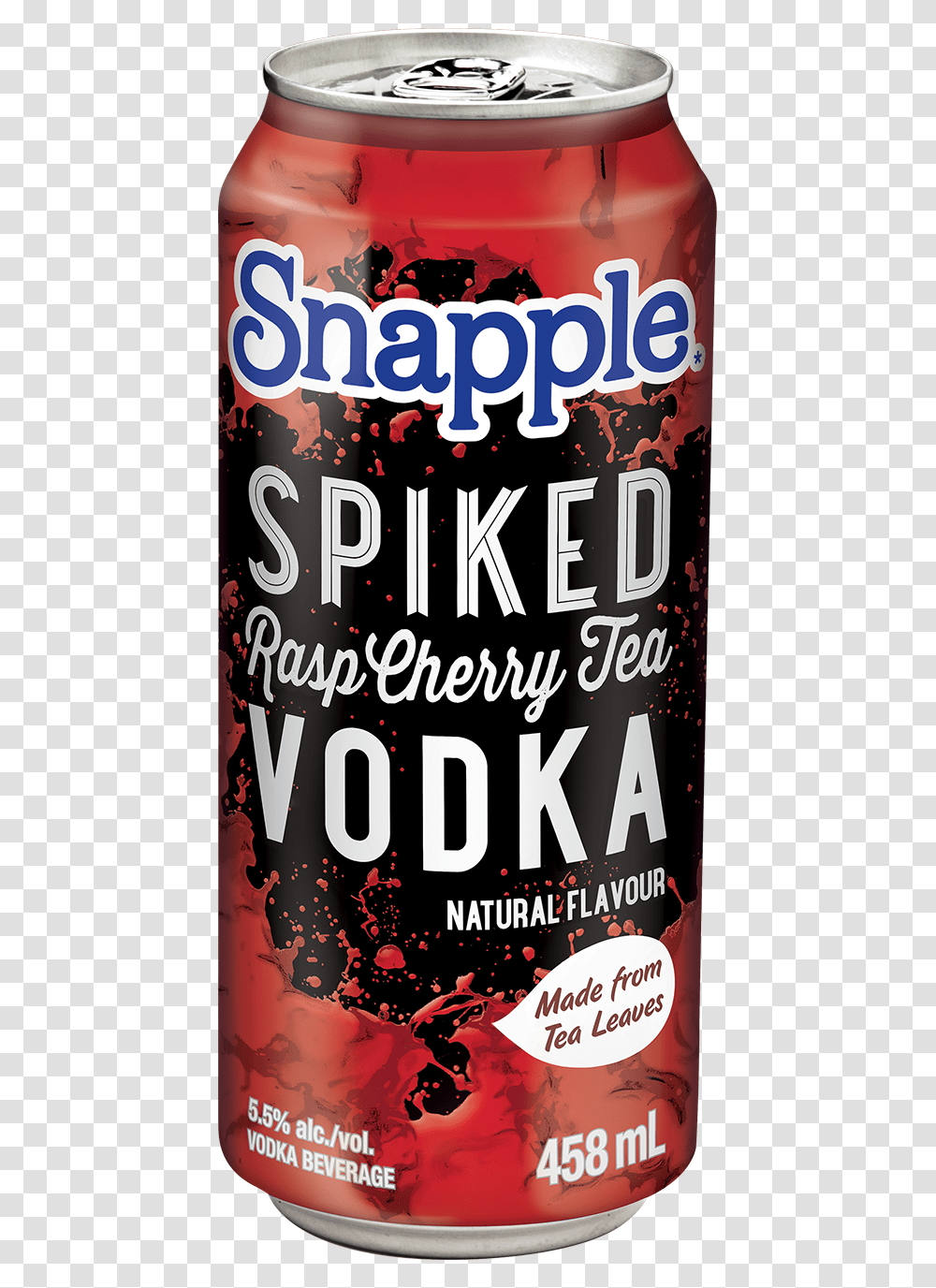 Snapple Spiked Rasp Cherry Tea Poster, Beverage, Alcohol, Advertisement Transparent Png