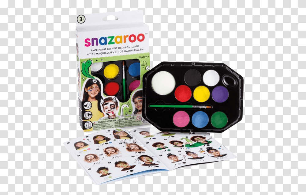 Snazaroo Face Paint Kit, Person, Human, First Aid, Paint Container Transparent Png