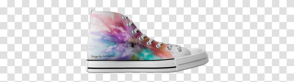 Sneaker Color Explosion Octopus, Shoe, Footwear, Clothing, Apparel Transparent Png