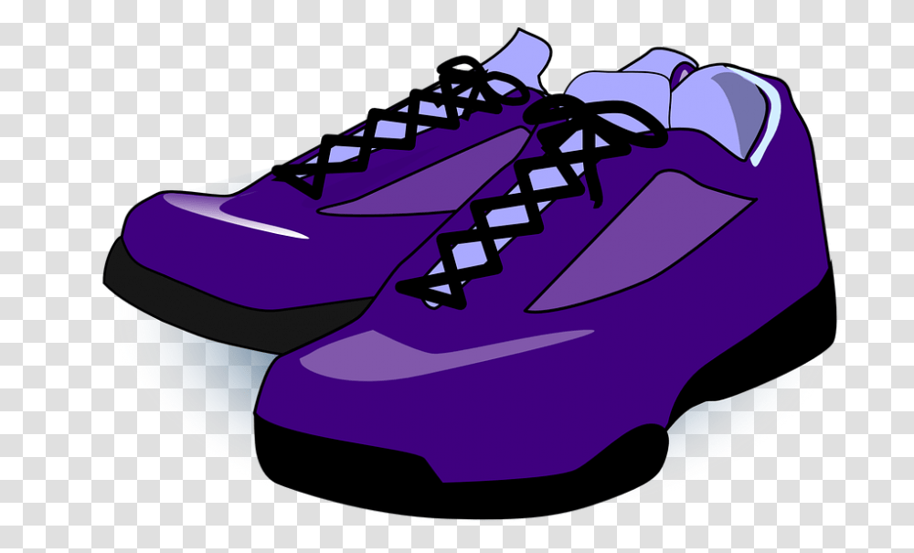 Sneakers Clipart Blue Shoe, Apparel, Footwear, Running Shoe Transparent Png