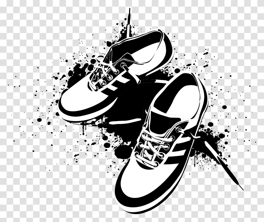 Sneakers Clipart Vector Sepatu, Apparel, Shoe, Footwear Transparent Png