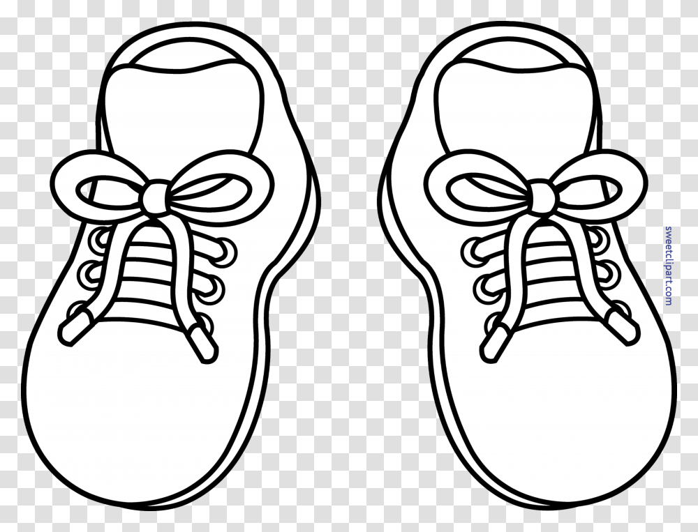 Sneakers Lineart Clip Art, Apparel, Footwear, Shoe Transparent Png