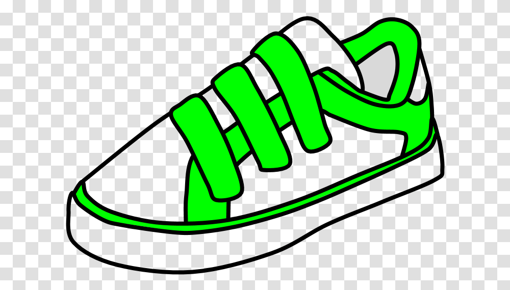 Sneakers Velcro White Bright Green Clipart Shoe With Velcro Clipart, Spiral, Dynamite, Weapon Transparent Png