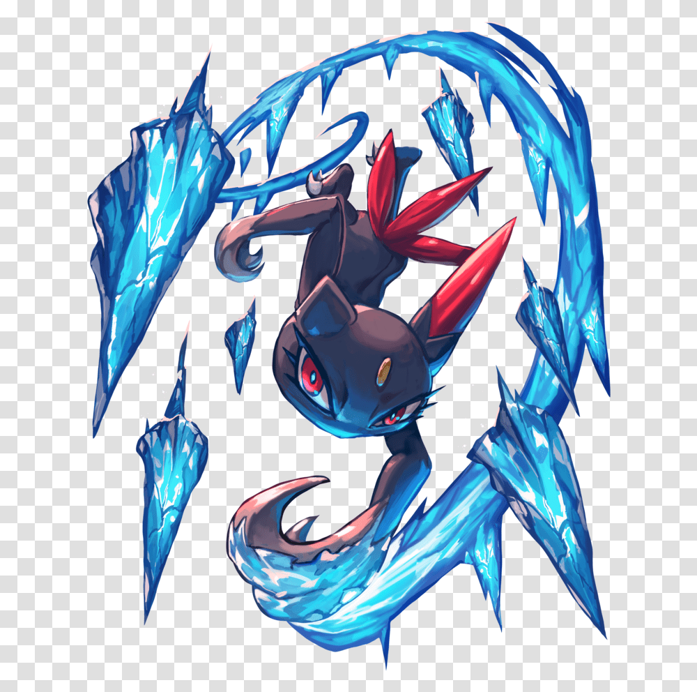 Sneasel Used Crash By Sneasel Used Icicle Crash, Dragon, Purple Transparent Png
